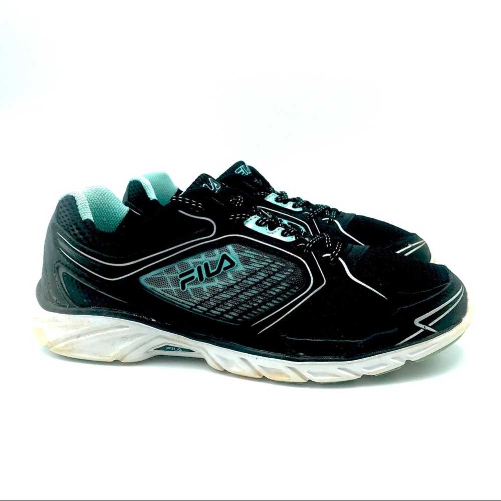 FILA Black & Gray Cool Max Running Shoes - Picture 2 of 7